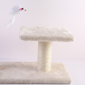 Árbol para Gatos Ecológico de Doble Plataforma y Doble Poste, Mueble Natural No Tóxico para Mascotas, Bajo MOQ, Venta al por Mayor, Fábrica China - Product Image 3