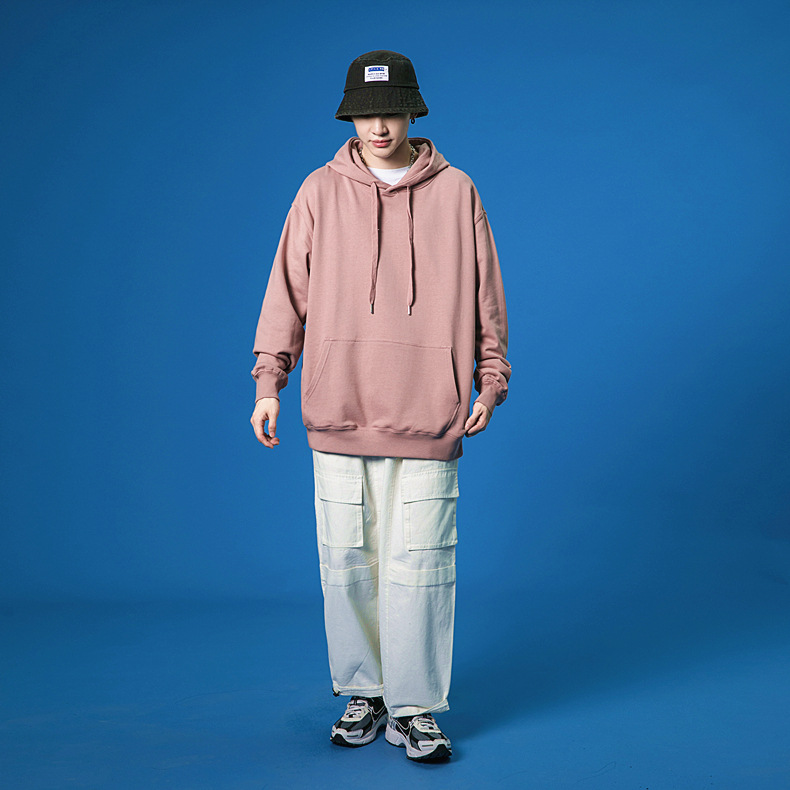 Manufacturer direct sale cotton American style over size Drop-shoulder long sleeves Loose  Hoodie