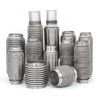 Auto-Auspuff-Reparaturset Flexibles Stahlrohr Flexi-Gelenk Fliesenverbinder Wellrohr-Schalldämpfer
