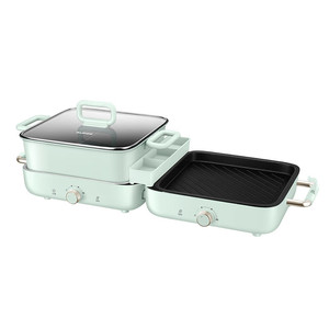 เตาย่างไฟฟ้าซูปอร์ 1500W แบบไม่มีควัน ไม่ติดกระทะ สำหรับใช้ในร่มและกลางแจ้ง พร้อมที่เก็บน้ำมันแบบถอดได้ - Product Image 3