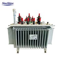 SinoShine Harga Terjangkau S11 100% Tembaga Transformator Daya Berpendingin Minyak 30kVA Transformator Distribusi Pasokan Pabrik.