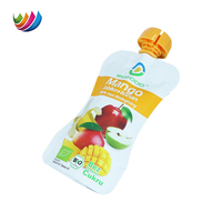 Pochettes souples Doypack en plastique avec bec verseur pour liquides, jus de fruits, gelées et boissons – 100ml, 200ml, 250ml, 500ml