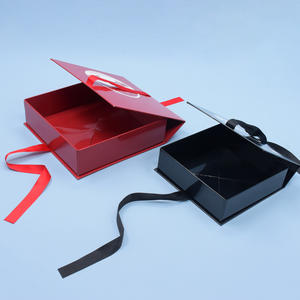 Boîte à invitations de mariage <span class=keywords><strong>rigide</strong></span> en velours de luxe, vert sauge, boîtes à dragées personnalisées, souvenirs pour invités, doublure en satin, fermeture magnétique - Product Image 5