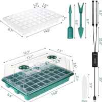 Plateau de germination intelligent à spectre complet 318 avec lumière de croissance et luminosité réglable pour semis