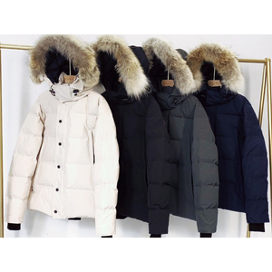 Parka con Capucha de Plumón de Ganso Multicolor Wyndham Canada para Hombre, Chaqueta Exterior Cortavientos - Product Image 1