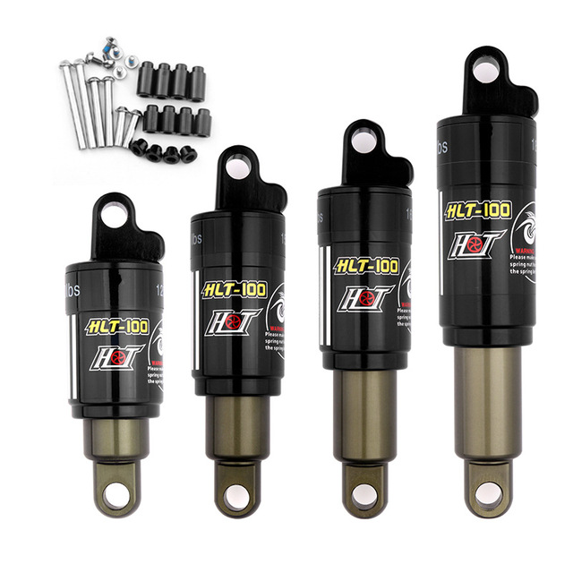 Hot Sale HLT100 Bicycle Oil Spring Shock Absorber Electric Vehicle Snowmobile Mountain Bike Rear Shock Absorber