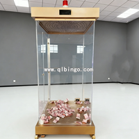 OEM |   Machine à ballons LED géants personnalisée ODM, machine à attraper de l'argent réelle, équipement de jeu interactif de loterie