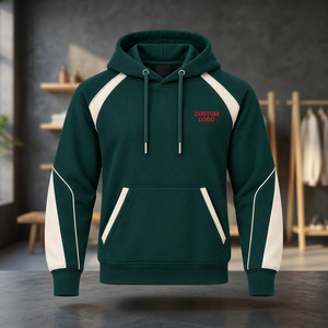 Sudadera con Capucha de Forro Polar Innovador, Estampado Ecuestre, con Cierre Completo, Bolsillos Laterales, Impermeable y Resistente al Viento - Product Image 4