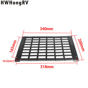 HWHongRV列車部品アクセサリー収納ネットバッグ電車用シートABSプラスチック製ポケットバスシートネットポケット - Product Image 5