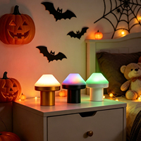 Décoration d'Halloween, lampe à vin RGB intégrée, rechargeable par USB, cadeau pour enfants, lampe de table tactile, lampe de chevet LED pour chambre à coucher