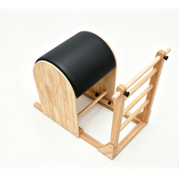 Reformer de Pilates Profesional de Madera, Diseño de Grado Comercial con Alta Capacidad de Carga, Apto para Múltiples Personas y Uso de Alta Frecuencia