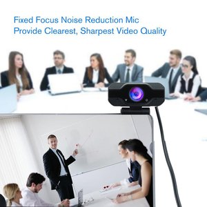 Webcam haute définition 1280x720p 30FPS USB2.0 avec microphone pour cours en ligne sur ordinateur portable - Product Image 3