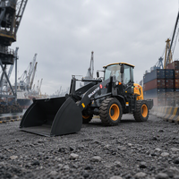 Chargeuse sur pneus d'occasion, chargeuse frontale de 2,5 tonnes, pompe moteur, machine de travail pour carrière et agrégats, modèle 2020, vente en gros