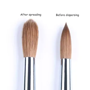 Wholesale Different Size <strong>Kolinsky</strong> Hair <strong>Acrylic</strong> <strong>Nail</strong> Art <strong>Brush</strong> For Manicure Powder Custom Handle <strong>Sable</strong> Hair <strong>Acrylic</strong> <strong>Brush</strong>