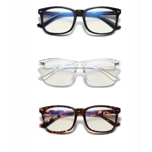 Lunettes de lecture +2.00, lot de 3 avec étui et sangle, montures transparentes noires écaille de tortue, Italie SC ECOMMERCE pour hommes et femmes - Product Image 4