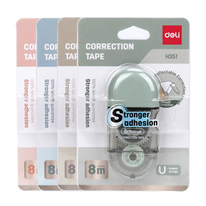 Deli EH351 Ceinture de <span class=keywords><strong>correction</strong></span> Couleur transparente Lisse Résistant aux chutes Étudiant Ceinture de <span class=keywords><strong>correction</strong></span> Mot <span class=keywords><strong>d</strong></span>'élimination pour une utilisation exclusive de haute qualité - Product Image 2