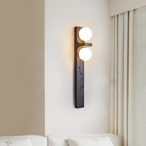 Lámpara de Pared de Diseño Black Hole Stone, 7x50cm, Aplique Retro para Dormitorio o Sala de Estar - Product Image 1