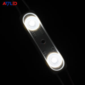 Módulos LED de Alta Calidad con Lente Blanca de 6500K para Escaparates, Módulo LED Retroiluminado de Inyección de 2 Chips, DC24V, DC12V, IP67, para Señalización - Product Image 2