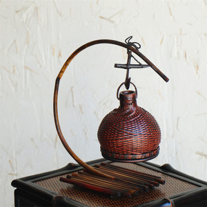 Bamboo Incense Burner Hand Made Indoor Aromatic Decor Coil Incense Holder Home Decoration Gift - Product Image 4