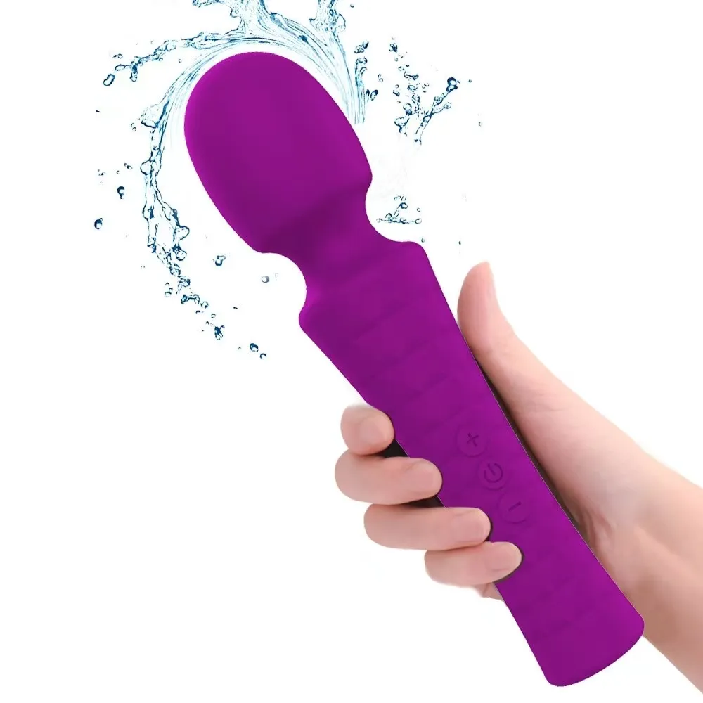 Masturbator Silicone Dildo Erotic adult vibrator for women sex toys Wholesale Soft silicone body face neck leg massager wand