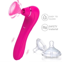 Saugvibrator Klitoris-Sauger Frauen Nippel-Dildo G-Punkt-Vibratoren Rosen-Spielzeug Hochwertig Mehrfache Vibration Erwachsenenspielzeug