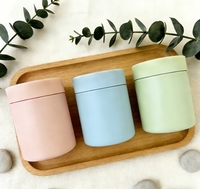 Botol Plastik Bulat untuk Kemasan Kosmetik, Wadah Kosong, Logo Custom, 100g 120g 150g 200g 250g