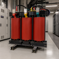 Transformateur de puissance triphasé de type sec 500 kVA 10 kV SCB10-500/10, bobinage en cuivre, faible bruit, intérieur