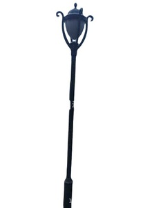 Lampadaire solaire LED à double tête, en alliage d'aluminium, IP65 résistant à l'eau, pour jardin, allée, éclairage extérieur, 3500K chaud - Product Image 4