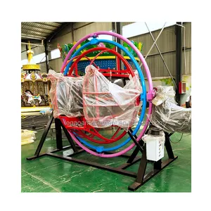 中国直接制造商便携式和廉价二手游乐设施3d太空环人体陀螺仪