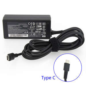 Caricabatterie rapido 45W tipo C caricatore adattatore di alimentazione USB C 20V 2.25A per Laptop per chi cony - Product Image 1