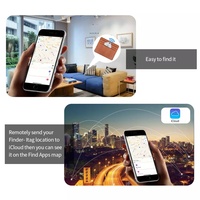 Traceur intelligent MFi Find My Tag AirTag – Localisateur GPS mondial pour clés, portefeuille, cartes, sacs – Dispositif anti-perte