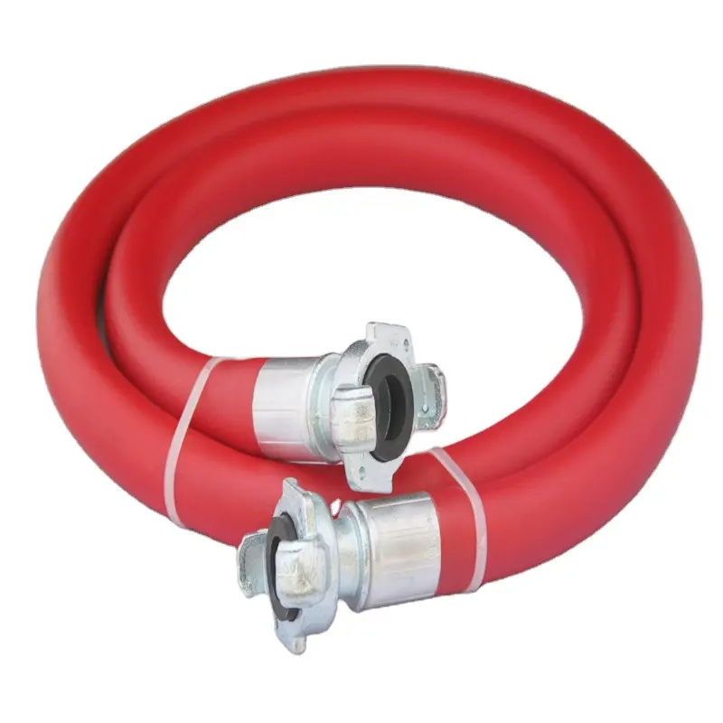 3/4 inch 50ft Non-Cracking Rubber Jack Hammer Air Hose with 3/4 inch Universal Chicago Couplings