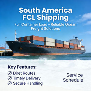 Servicio de Transporte Marítimo FCL de Entrega Rápida de China a Sudamérica con Horario Preciso y Transporte Eficiente - Product Image 1