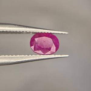 Batu Permata Berkilau Kualitas Unggul Grosir Batu Permata Alami Satu Karat Potongan Oval Bersegi Batu Permata Afghanistan Merah Kemerahan untuk Perhiasan - Product Image 5