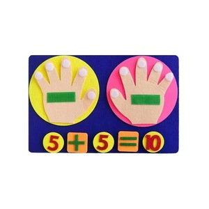 Feutre enseignement jouets crayon végétal calcul tableau d'illumination pour enfants cadeau pour enfants activité maternelle - Product Image 2