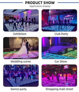Innovador Espejo Floral 3D Impermeable Interactivo con Luces LED para Pista de Baile, Puedes Activarlo para Escenario, Compra Pista de Baile para Discoteca - Product Image 5