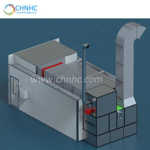 HOT SELL cabine de pulvérisation automobile économique semi-down-draft/salle de peinture de voiture/cabine de peinture de meubles approuvée CE - Product Image 2