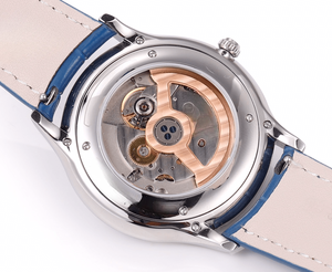 Men <b>Automatic</b> Mechanical Watch with Genuine Leather Strap 316L Stainless Steel Case Sapphire Glass Business Casual Wristwatch - Product Image 6