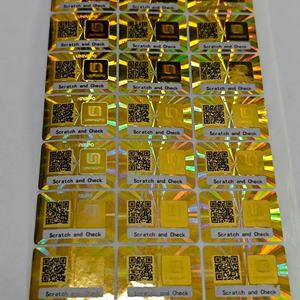 Etiquetas personalizadas desechables para embalaje de velas con láser holográfico arcoíris UV, pegatina desprendible, etiqueta de vino, código de barras personalizado - Product Image 5