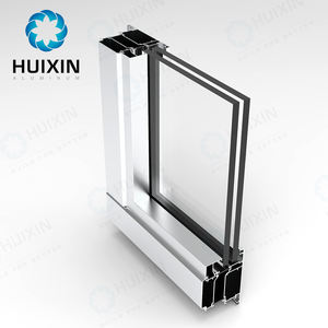 Profili di estrusione in alluminio per porte e finestre isolanti personalizzati - Product Image 6