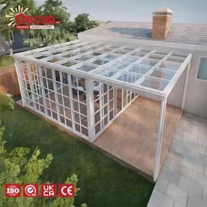 Nouvelle Arrivée Véranda Moderne Extérieure en Aluminium pour Hôtels et Résidences, Installation Facile - Product Image 1
