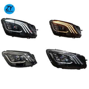 Sistema de Iluminación Automotriz para Mercedes-Benz W222, Nueva Actualización, Faros Delanteros LED Completos S400 <span class=keywords><strong>S450</strong></span> S500 S550, Faro Delantero LED Azul - Product Image 5