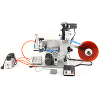 Semi Automatic Flat Surface Labeling Machine Easy Adjustment for Boxes Cards Pouches Flat Packaging Items