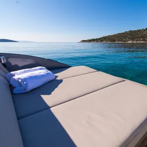 Kinoceano barco de alumínio luxo do iate barco com cama grande