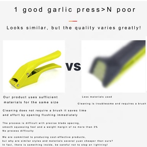 Presse multifonctionnelle pour la <span class=keywords><strong>cuisine</strong></span>, outil de <span class=keywords><strong>cuisine</strong></span> facile à nettoyer, presse-ail, râpe, outil créatif à double usage pour les légumes - Product Image 6