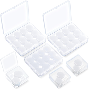 Tapones de silicona impermeables, silenciosos, con reducción de ruido, lavables, insonorizados, para dormir y nadar - Product Image 1
