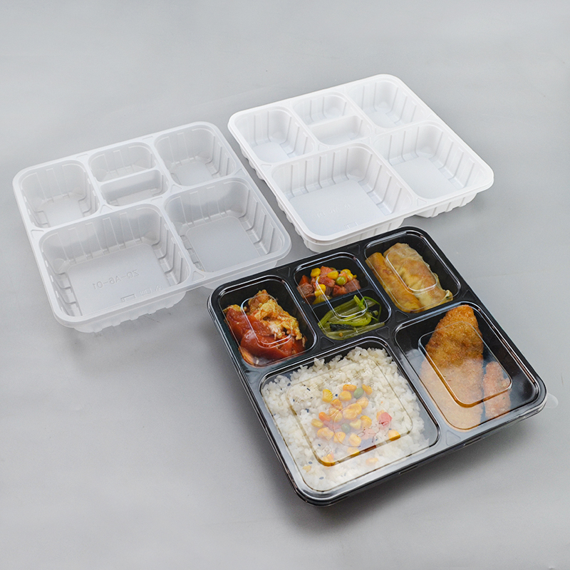 สีขาวพร้อมฝาโปร่งใส