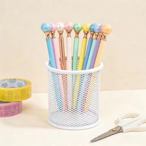 ปากกาลูกลื่นดีไซน์แปลกใหม่ประดับคริสตัลมุกโลหะ ปลายเพชร สำหรับโปรโมชั่น โฆษณา ของขวัญสั่งทำพิเศษ ผลิตเองได้ - Product Image 2