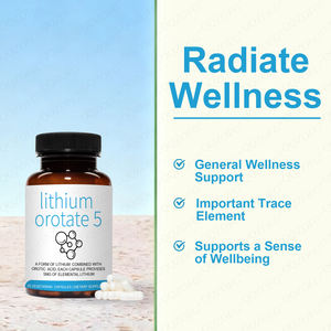 קפסולות ליתיום אורוטט 5 מ\\\"ג ליתיום יסודי למנה, למכירה חמה של יצרן ציוד מקורי (OEM) עם מיתוג פרטי, לבריאות המוח - Product Image 4