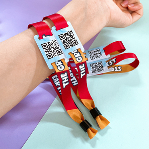 사용자 정의 로고 <span class=keywords><strong>RFID</strong></span> NFC 팔찌 폴리에스터 천 이벤트 축제를위한 짠 <span class=keywords><strong>RFID</strong></span> 태그 맞춤 팔찌 - Product Image 3